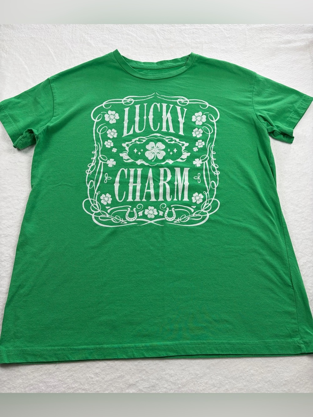 Lucky Charm‎ Green Graphic Tee